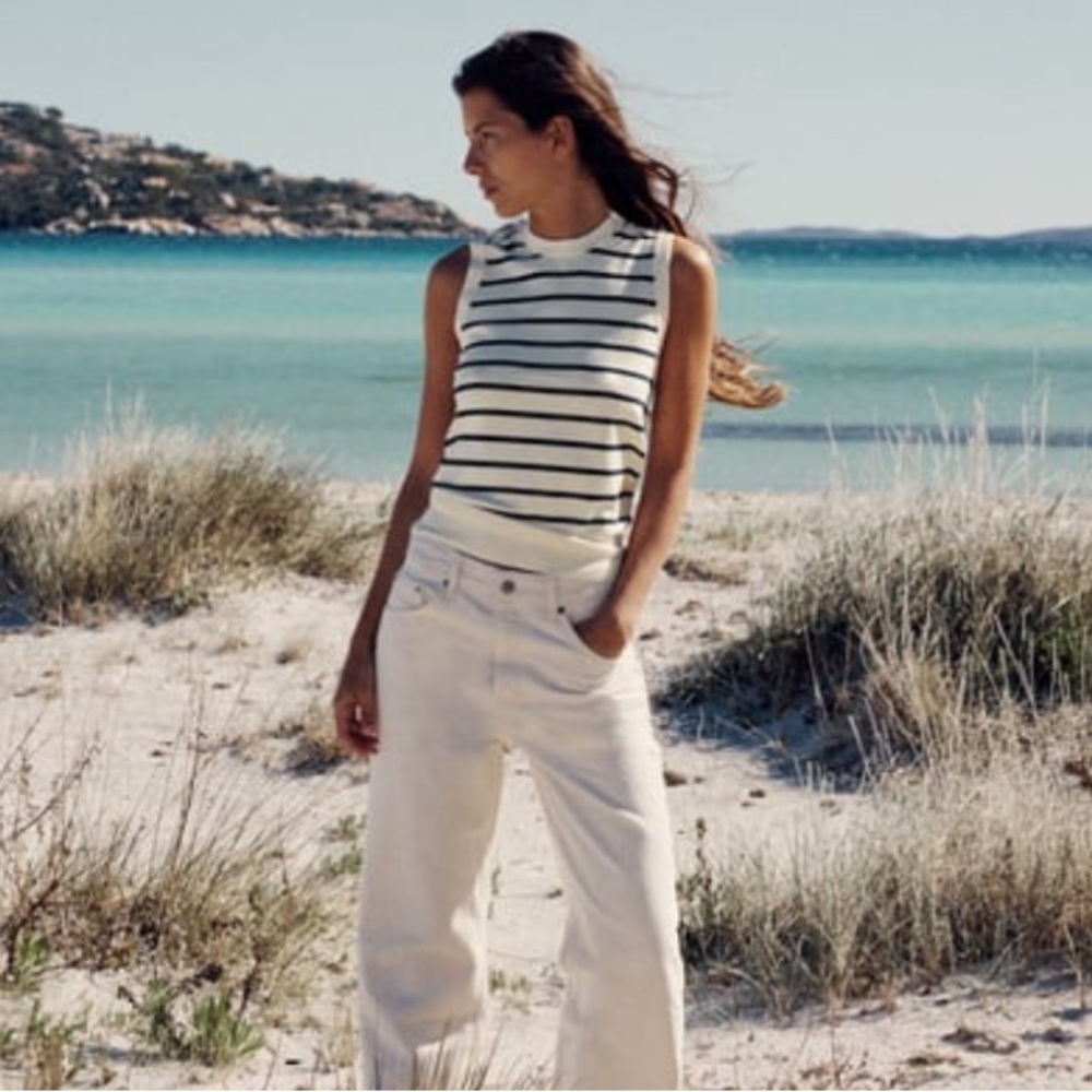 Zara Stripped Knit Top